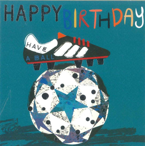 Picture of HAPPY BIRTHDAY SOCCER CARD